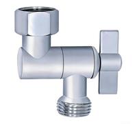 Stainless Steel Shower Head Extension Adapter Chrome Coated 360-Degree Adjustable Elbow G1/2 Inch Male Female Threads Sleek Modern Design Easy Installation Compatible With Most Bat(B)