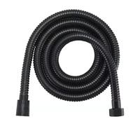 Stainless Steel Shower Hose 1.5/2M Black Silver - High Pressure Flexible Extension Pipe, Anti-Rust & Leak-Proof Bathroom Water Tube with G1/2 Universal Fit(Silver,1.5m)