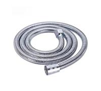 Stainless Steel Shower Hose 1.5M 2M Black Silver Anti Rust Flexible Bathroom Extension Pipe Universal Metal Shower Head Replacement Tube with 3 Layer Protection(Silver 1.5m)