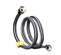 Stainless Steel Shower Hose 150 cm Braided 1.6 MPa 14 mm Outer Diameter 7 mm Inner Diameter - Universal Replacement for Kitchen Bathroom & WC Showers