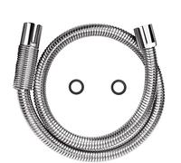 Stainless Steel Shower Hose Chrome Kitchen Sink Mixer Tap Replacement Spray Pull Out Sprayer POUGEO Commercial Basin Faucet Hose,45inch hose