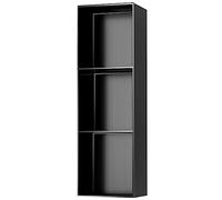 Stainless Steel Shower - Multi-Level Recessed Shelving for Bathroom, Kitchen, Bedroom & Living Room, Easy Install, Black - 28x90x12.5cm (0.91x0.95x0.41ft)