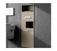 Stainless Steel Shower Niche, Embedded Wet Room Alcove, Toilet Paper Trash Can Storage Rack, Shampoo Toiletries Shower Organiser, Home Kitchen Bedroom(Tea Apricot 11.81x30.7x5.51in/30x78x14CM)