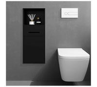 Stainless Steel Shower Niche - Embedded Wet Room Shelf with Trash Can for Home Living, Kitchen, Bedroom, and Bathroom - No Tile Required