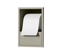 Stainless Steel Shower Niche Removable Door Lightweight Bathroom Storage Simple Toilet Niche for Home 17x23x12cm Green Ideal for Wet Areas