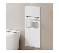 Stainless Steel Shower nizer - Waterproof Toilet Paper & Shampoo Holder for Bathrooms, Kitchens & Wet Areas - Sleek Embedded Storage Solution