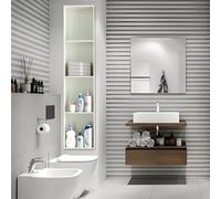 Stainless Steel Shower, No Tile Installat Needed, Sloped Base for Quick Drying, Wall Sto Solut for Bathroom, Modern Design, Space-Saving.