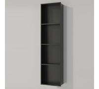 Stainless Steel Shower - Recessed Three-Tier Shelf for Toiletries Storage Modern Soap Rack No Tile Needed Ideal for Bathroom Kitchen & Hotel Use