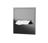 Stainless Steel Shower s with Removable Door - Embedded Bathroom Storage Shelf for Wet Rooms & Toilets Black 20x20x12.5cm - Ideal Home Improvement Solution