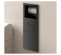 Stainless Steel Shower Shelf nizer - Wall-Mounted Waterproof Bathroom Sto Rack for Alcove Recessed Black Bathroom Shelf & Trash Can Holder