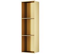 Stainless Steel Shower Shelves Rose Gold Waterproof Storage For Shampoo & Toiletries Embedded Wet Room Alcove Organizer Chic Home Bathroom Kitchen Solution 47.25"X12",Gold,90x28x12.5CM/35.44x11.0