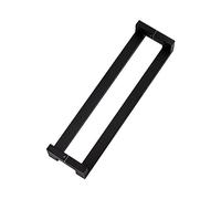 Stainless Steel Shower Sliding Door Grab Bar Knob with Back to Back Bath Door Handle and Matte Black Metal Screen Door Handle (Size: 575mm 600mm)