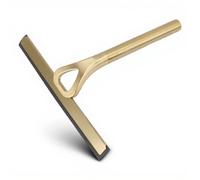 Stainless Steel Shower Squeegee for Glass and Windows Shower Squeegee Gold for Glass and Windows, Window Cleaning Tool with Handle, Bathroom Squeegee for Streak-Free Shine nan