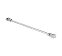 Stainless Steel Shower Wall Bracket, Adjustable 50CM Support Bar for Frameless Shower Enclosure, Fits 8-10mm Glass