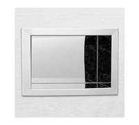 Stainless Steel Shower Wall Recess Embedded Wet Room Living Kitchen Bathroom Shelves Toiletry Shampoo Waterproof StorageMirror Silver-24x17x13.5cm/9.45x6.7x5.32in