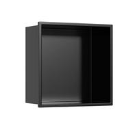 Stainless Steel Shower Wall Shelf 12.5"x4.9" Modern Black Recessed Bathroom nizer Shower Sto Solut for Smart Space Saving & Easy Access