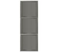 Stainless Steel Shower, Waterproof Bathroom nizer Shelf, Wall-Mounted Storage for Shampoo & Toiletries, Built-in Wet Area Shelving, PE Design