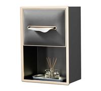 Stainless Steel Shower - Waterproof One-Piece Recessed Organizer Shelf for Bathroom Storage Shampoo & Toiletries - Champagne & Grey 20x33x12.5cm Durable Shower Rack