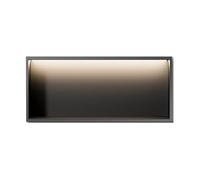 Stainless Steel Shower with LED Lighting - Waterproof Bathroom Wall rt nizer, Recessed Storage Solution for Home & Hotel, Modern Design, Space-Saving