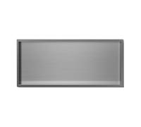 Stainless Steel Shower with LED Lighting - Waterproof Recessed Bathroom nizer - Modern Wall rt for Home & Hotel Storage - No Tile Required