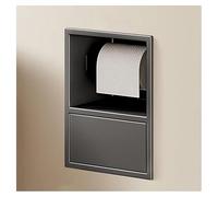 Stainless Steel Shower with Trash Bin, Waterproof Two-Tier Storage Shelf for Bathroom nization, Grey, 23x17x12cm - Modern Wall-Mounted Design