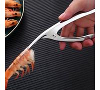 Stainless Steel Shrimp Peeler Prawn Deveiner Lobster Shell Remover Multi-Functional Kitchen Seafood Tool
