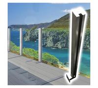 Stainless Steel SideMounted Glass Railing Post for Indoor/Outdoor Stairs Balconies & TerracesDurable Secure Modern Design for Safety & Style