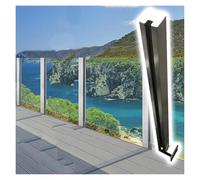 Stainless Steel SideMounted Glass Railing Post for Indoor/Outdoor Stairs Balconies & TerracesDurable Secure & Modern Design for Safety & Style