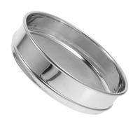 Stainless Steel Sieve Pan 120 Mesh 0.125mm Silver for Flour | Detachable Components, Precise Separation, 20cm Size, Soil Tests in Laboratories