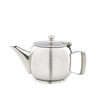 Stainless Steel Silver Premier Teapot 20oz (Each)