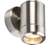 Stainless Steel Single Fixed GU10 35W Fitting 230V IP65 Netlighting Grey One Size