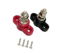 Stainless Steel Single Studs Terminal Block For 48V 48V Systems 1/4'' 5/16" 3/8" Thread Electrical Connector Bus