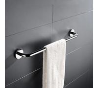 Stainless Steel Single Towel Bar Square Towel Rack Holder Kitchen Towel Hunger Shower Shelf Bathroom Accessories Black Silver,A1 Towel Bar