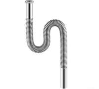 Stainless Steel Sink Drain Hose Flexible Siphon for Bathroom Basin Waste Outlets 800mm Total Length Dependable