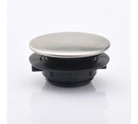 Stainless Steel Sink Hole Cover for Kitchen Faucet Tap Holes - Leak-Proof Decorative with Threaded Handle, Fits Most Sinks (3 Sizes: A/B(A)