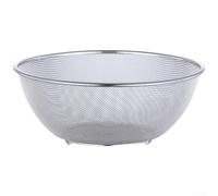 Stainless Steel Sink Strainer Basket 304 Grade - Multi-Function Kitchen Drain Colander for Pasta Rice - Fine Hole Vegetable Washing Basket with Storage Base - Anti-Clogging Filter 22x11.7x8.5cm(22cm)