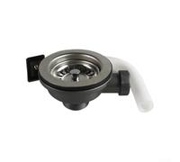 Stainless Steel Sink Strainer with Overflow Hole | Rust Proof Drain Filter for Kitchen Bathroom Basins 114mm(114)