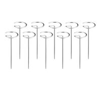 Stainless Steel Skewers for Air Fryer and Oven, 10CM Standing Small Metal Kebab Sticks Stainless Steel Special Baking Needle Oven Hanging Vertical Skewer (Circular)