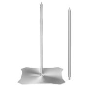 Stainless Steel Skewers Holder - Heavy Duty Stainless Steel BBQ Skewers, Cooking Tools for Grills | Practical Holder for Chawarma Tacos al Shepherd BBQ Oven, r