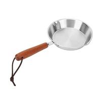 Stainless Steel Skillet Pan Nonstick, Small Frying Pan Nonstick, Egg Frying Pan, Small Pan for Cooking, Frying Pans Professional Cookware for Induction Electric Gas Ceramic Stoves (16CM)