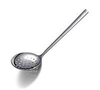 Stainless Steel Skimmer, Berglander Metal Strainer, Kitchen Cooking Skimmers for Non-Stick Cookware, Non-Stick and Heat Resistant, Dishwasher Safe, Easy to Clean