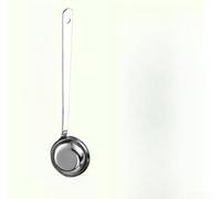 Stainless Steel Skimmer Ladle Flat Bottom Design 316L Rust Resistant Long Handle for Broth and Stew 29.5cm(Soup Ladle)