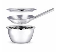 Stainless Steel Skimmer, Perforated, 28cm Skimmer + 10in Oil Basin + Lid