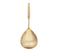 Stainless Steel Skimmer Spoon - High Temperature 304 Stainless Steel, Long Handle for Safe Frying, Large Capacity Strainer for Quick Oil Drainage, Ideal for Fries Veget (Type 2)