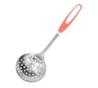 Stainless Steel Skimmer Spoon, Slotted Slotted Slotted Stainless Steel Cooking Strainer - Spacious Structure Colander Filter Spoon for Hot Pot, French Fries, Wonton, Noddles and Dumplings