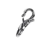 Stainless Steel Skull Key Ring Gothic Jewelry Accessories for Men Keychain Unique Design Nice Birthday Christmas Men Skull Pendant, フリーサイズ