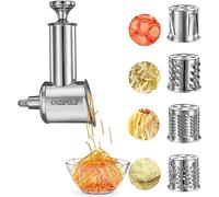 Stainless Steel Slicer Shredder Attachment for KitchenAid Mixer, Cheese Grater Attachment, Food Slicer for KitchenAid Mixer, Accessories for Kitchenaid