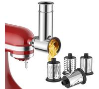 Stainless Steel Slicer/Shredder Attachment for KitchenAid Stand Mixer