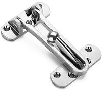 Stainless Steel Slide Bolt Door Chains,Door Restrictor, Standard Security Household Door Bolt Zinc Alloy Front Door Limiter External Door Restrictor Design to Fit All Door Types Sizes Secure Reliable