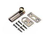 Stainless Steel Sliding Bolt Lock, Slide Door Bolt Solid Copper Latch Invisible Multicolor 2-8in Bedroom Barn Lock Cupboard Shop(Green Patina,2in)